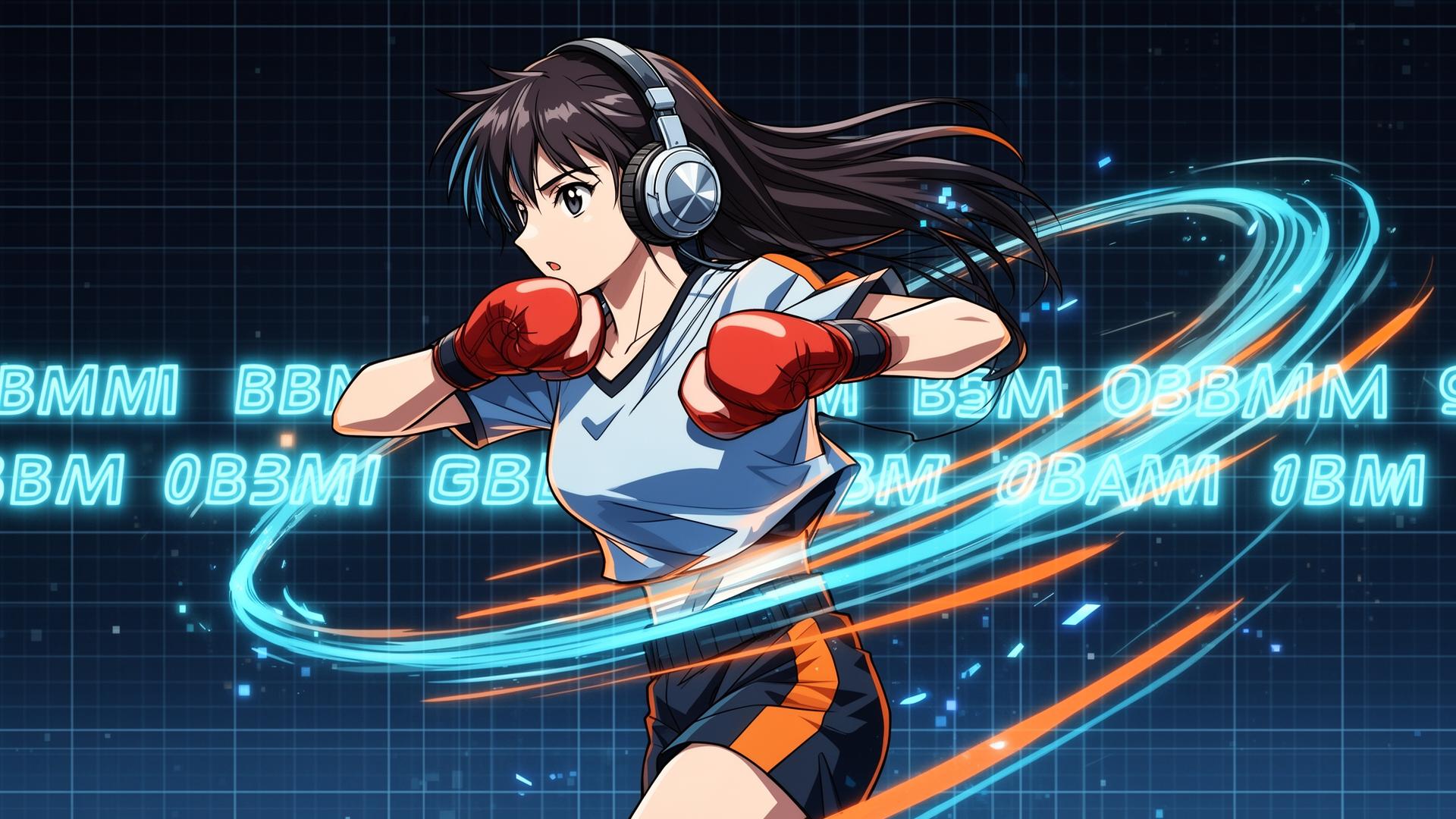 Shadowboxing Rhythm illustration